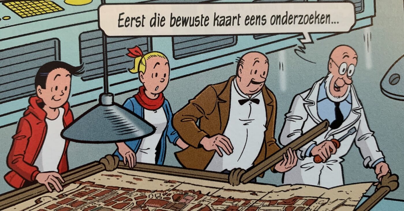 Nieuwste Suske en Wiske-album met drukker Christoffel Plantijn van